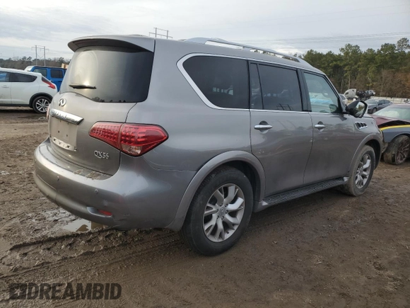 2013 Infiniti QX56 with VIN JN8AZ2NF1D9550722, listed as a Copart auction lot 42160175 with 243,578 mi miles and Salvage title. Bid and sale history available at DreamBid. Image 3.