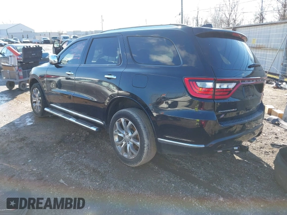 2018 Dodge Durango Citadel Anodized Platinum with VIN 1C4SDJET4JC415196, listed as a IAAI auction lot 41218428 with 138,719 mi miles and . Bid and sale history available at DreamBid. Image 3.