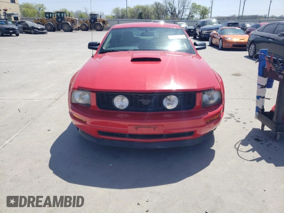 2008 Ford Mustang Deluxe with VIN 1ZVHT80N185145225, listed as a Copart auction lot 50381705 with 172,769 mi miles and Clean Title. Bid and sale history available at DreamBid. Image 5.