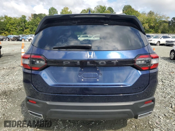 2023 Honda Pilot Sport with VIN 5FNYG1H36PB053106, listed as a Copart auction lot 72000644 with 22,953 mi miles and Salvage Title. Bid and sale history available at carsss.com. Image 6.