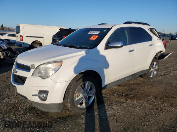 2015 Chevrolet Equinox LT with VIN 2GNFLCE36F6247682, listed as a Copart auction lot 85766224 with 0 mi miles and Salvage Title. Bid and sale history available at carsss.com. Image 1.