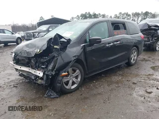 2019 Honda Odyssey EX-L with VIN 5FNRL6H76KB116195, listed as a IAAI auction lot 41078250 with 106,922 mi miles. Bid and sale history available at carsss.com. Image 17.