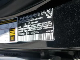 2015 Mercedes-Benz C 300 z VIN 55SWF4JB8FU050489, wystawiony jako Copart lot #52278415 z przebiegiem 125 671 mil mil oraz Szkoda całkowita • Salvage title. Historia ofert i sprzedaży dostępna na DreamBid. Obrazek 14.