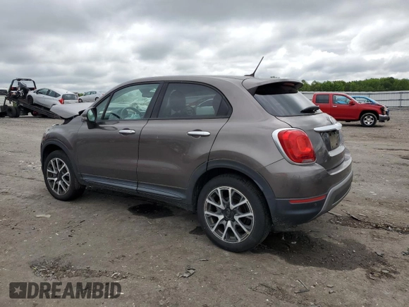 2016 FIAT 500X Trekking Plus with VIN ZFBCFYETXGP400536, listed as a Copart auction lot 55886095 with 81,308 mi miles and Clean title. Bid and sale history available at DreamBid. Image 2.