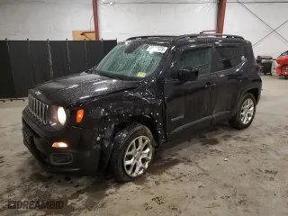 2018 Jeep Renegade Latitude with VIN ZACCJBBB3JPJ21604, listed as a Copart auction lot 48990675 with 169,740 mi miles and Non Repairable. Bid and sale history available at carsss.com. Image 1.