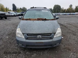 2006 Kia Sedona LX with VIN KNDMB233566097439, listed as a Copart auction lot 77644254 with 124,158 mi miles and Clean Title. Bid and sale history available at carsss.com. Image 5.
