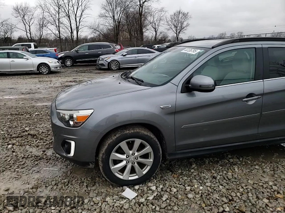 2015 Mitsubishi Outlander Sport 2.4 GT with VIN 4A4AP4AW9FE032783, listed as a Copart auction lot 44136795 with 73,887 mi miles and Salvage Title. Bid and sale history available at carsss.com. Image 12.