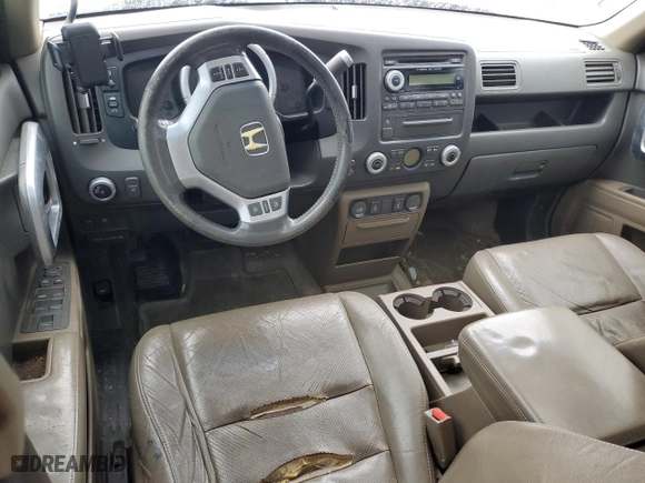 2007 Honda Ridgeline RTL w/Leather with VIN 2HJYK16527H005353, listed as a Copart auction lot 43468505 with 0 mi miles and Clean Title. Bid and sale history available at carsss.com. Image 8.