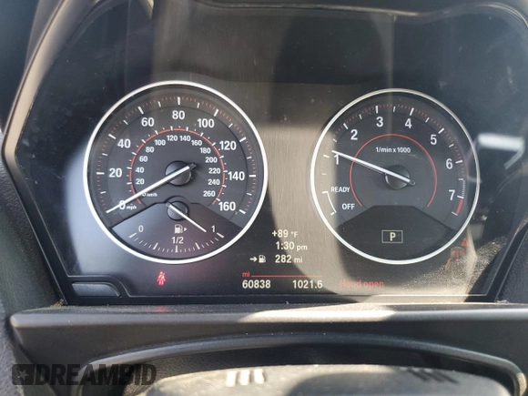 2016 BMW 2 Series M235i with VIN WBA1M1C57GV394290, listed as a Copart auction lot 76187684 with 60,838 mi miles and Salvage Title. Bid and sale history available at carsss.com. Image 9.