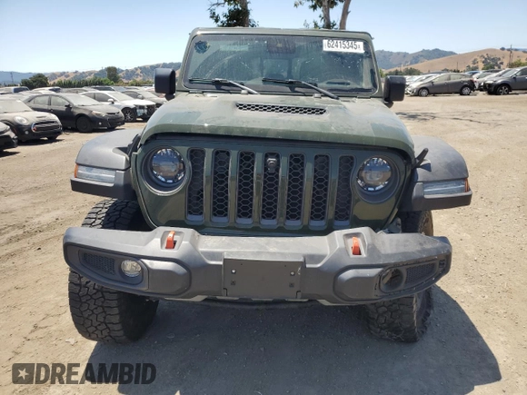 2023 Jeep Gladiator Mojave with VIN 1C6JJTEG9PL559331, listed as a Copart auction lot 62415345 with 22,091 mi miles and Salvage title. Bid and sale history available at DreamBid. Image 5.