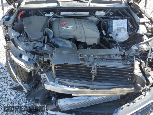 2023 Audi Q5 S line Premium with VIN WA1GAAFY4P2124408, listed as a Copart auction lot 57766075 with 14,286 mi miles and Salvage title. Bid and sale history available at DreamBid. Image 12.