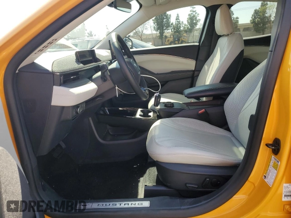 2022 Ford Mustang Mach-E Premium with VIN 3FMTK3SUXNMA45889, listed as a Copart auction lot 57605965 with 23,841 mi miles and Salvage title. Bid and sale history available at DreamBid. Image 7.