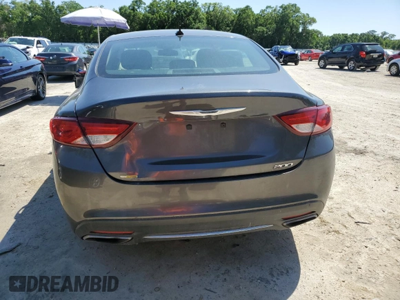 2015 Chrysler 200 Limited with VIN 1C3CCCAG7FN714323, listed as a Copart auction lot 52124485 with 138,728 mi miles and Clean Title. Bid and sale history available at carsss.com. Image 6.