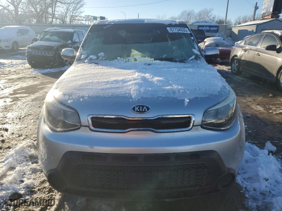 2015 Kia Soul with VIN KNDJN2A29F7807862, listed as a Copart auction lot 87734035 with 165,544 mi miles and Salvage Title. Bid and sale history available at carsss.com. Image 5.