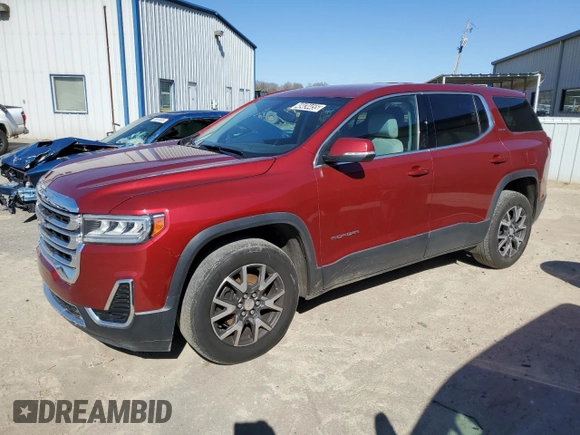 2020 GMC Acadia SLE with VIN 1GKKNKLS5LZ141606, listed as a Copart auction lot 48434455 with 137,570 mi miles and Clean Title. Bid and sale history available at carsss.com. Image 1.