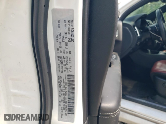 2018 Dodge Durango SRT with VIN 1C4SDJGJ9JC232355, listed as a Copart auction lot 54724685 with 90,462 mi miles and Salvage title. Bid and sale history available at DreamBid. Image 14.