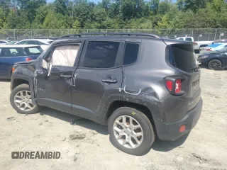 2017 Jeep Renegade Latitude z VIN ZACCJBBB9HPG29783, wystawiony jako Copart lot #65434624 z przebiegiem Nie podano mil oraz Szkody całkowita. Historia ofert i sprzedaży dostępna na DreamBid. Obrazek 2.