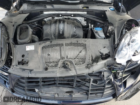 2017 Porsche Macan with VIN WP1AA2A51HLB03458, listed as a Copart auction lot 55164335 with 53,156 mi miles and Salvage title. Bid and sale history available at DreamBid. Image 12.