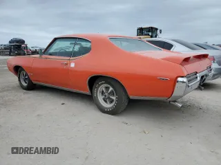 1969 Pontiac GTO z VIN 242379P309028, wystawiony jako Copart lot #75516494 z przebiegiem 597 mil mil oraz Nie do naprawy • Non repairable. Historia ofert i sprzedaży dostępna na DreamBid. Obrazek 2.