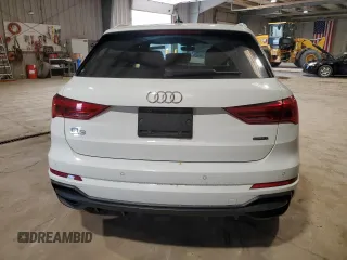 2019 Audi Q3 S line Premium Plus with VIN WA1EECF37K1086389, listed as a Copart auction lot 52567585 with 53,362 mi miles and Salvage Title. Bid and sale history available at carsss.com. Image 6.