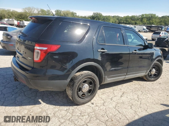 2015 Ford Utility Police Interceptor with VIN 1FM5K8AR1FGC51620, listed as a Copart auction lot 72842244 with 110,134 mi miles and Salvage Title. Bid and sale history available at carsss.com. Image 3.
