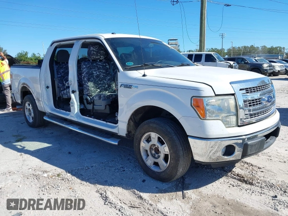 2013 Ford F-150 XL with VIN 1FTFW1CT5DFA35527, listed as a IAAI auction lot 40880133 with 94,289 mi miles and . Bid and sale history available at carsss.com. Image 1.