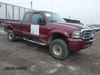 1999 Ford Super Duty F-250 XL with VIN 1FTNX21L1XEE62439, listed as a IAAI auction lot 41543558 with 184,437 mi miles. Bid and sale history available at carsss.com. Image 1.