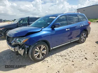 2018 Nissan Pathfinder SL z VIN 5N1DR2MN3JC678973, wystawiony jako Copart lot #63360515 z przebiegiem 90 063 mil mil oraz Szkoda całkowita • Salvage title. Historia ofert i sprzedaży dostępna na DreamBid. Obrazek 1.