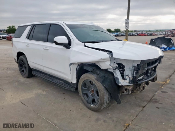 2023 Chevrolet Tahoe Commercial with VIN 1GNSCLED2PR429361, listed as a Copart auction lot 54064925 with 33,475 mi miles and Salvage Title. Bid and sale history available at carsss.com. Image 4.