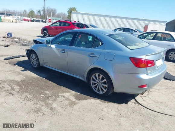 2008 Lexus IS 250 with VIN JTHCK262385026651, listed as a IAAI auction lot 41764730 with 210,178 mi miles. Bid and sale history available at carsss.com. Image 3.