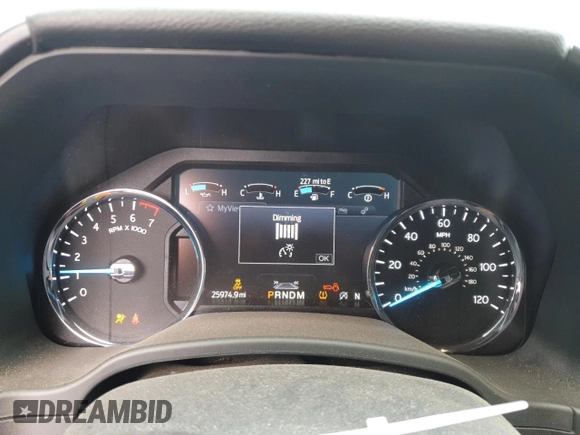 2021 Ford Expedition Max Limited с VIN 1FMJK2AT0MEA62831, выставлен на аукционе Copart как лот 46127195 с пробегом 25 974 миль миль и Списание • Salvage title. История ставок и продаж доступна на DreamBid. Изображение 9.