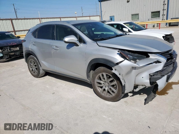 2015 Lexus NX 200t with VIN JTJBARBZ7F2026725, listed as a Copart auction lot 50182485 with 85,505 mi miles and Salvage Title. Bid and sale history available at carsss.com. Image 4.