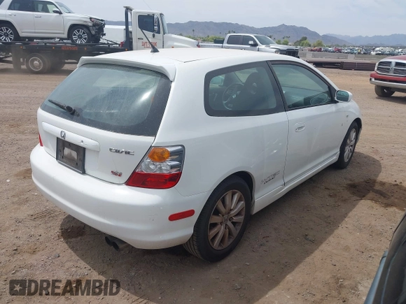 2004 Honda Civic Si with VIN SHHEP33554U504785, listed as a IAAI auction lot 42250257 with 223,079 mi miles and . Bid and sale history available at DreamBid. Image 4.