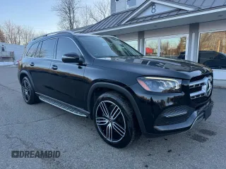 2020 Mercedes-Benz GLS 450 with VIN 4JGFF5KE3LA261115, listed as a Copart auction lot 43869084 with 64,682 mi miles and . Bid and sale history available at DreamBid. Image 1.