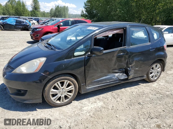2011 Honda Fit Sport with VIN JHMGE8H57BC024827, listed as a Copart auction lot 59704194 with 146,316 mi miles and Salvage Title. Bid and sale history available at DreamBid. Image 1.