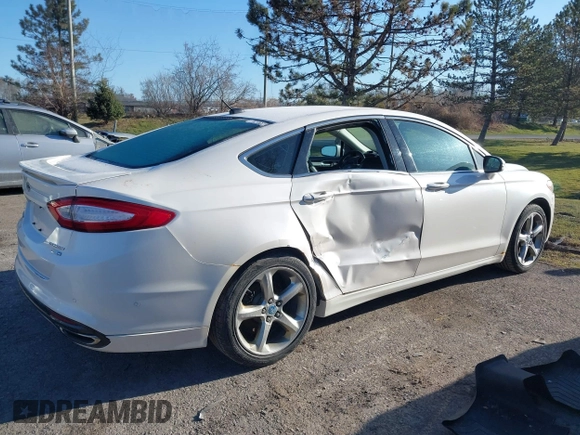 2013 Ford Fusion Titanium with VIN 3FA6P0D99DR147928, listed as a IAAI auction lot 41898122 with 135,693 mi miles. Bid and sale history available at carsss.com. Image 4.