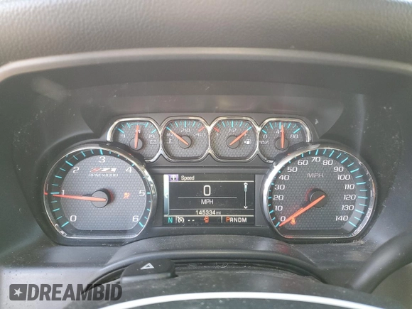 2015 Chevrolet Silverado 1500 LT with VIN 1GCVKREC5FZ291445, listed as a Copart auction lot 43991695 with 145,334 mi miles and Salvage Title. Bid and sale history available at carsss.com. Image 9.