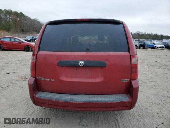 2008 Dodge Grand Caravan SE with VIN 1D8HN44H78B110539, listed as a Copart auction lot 47423955 with 351,690 mi miles and Salvage Title. Bid and sale history available at DreamBid. Image 6.