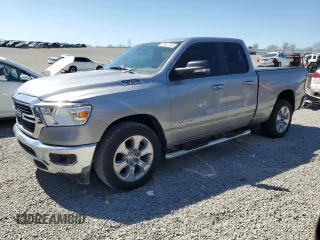 2019 Ram 1500 Big Horn z VIN 1C6RREBT0KN872001, wystawiony jako Copart lot #50467445 z przebiegiem 83 739 mil mil oraz Szkoda całkowita • Salvage title. Historia ofert i sprzedaży dostępna na DreamBid. Obrazek 1.
