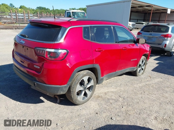 2017 Jeep Compass Latitude with VIN 3C4NJDBBXHT666614, listed as a IAAI auction lot 42318108 with 79,413 mi miles and . Bid and sale history available at DreamBid. Image 4.