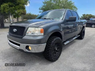 2006 Ford F-150 XLT z VIN 1FTPW12V16FB22741, wystawiony jako Copart lot #65656865 z przebiegiem 143 386 mil mil oraz Nie do naprawy • Non repairable. Historia ofert i sprzedaży dostępna na DreamBid. Obrazek 1.