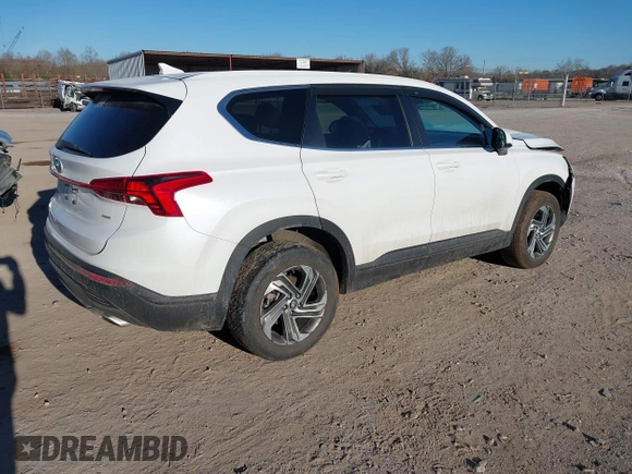 2022 Hyundai Santa Fe SE with VIN 5NMS1DAJ1NH436920, listed as a IAAI auction lot 41687608 with 31,704 mi miles. Bid and sale history available at carsss.com. Image 4.