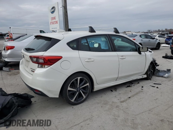 2020 Subaru Impreza Special Sports with VIN 4S3GTAL60L3724883, listed as a Copart auction lot 82643194 with 83,626 mi miles and Salvage title. Bid and sale history available at DreamBid. Image 3.