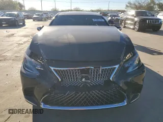 2018 Lexus LS with VIN JTHB5LFF9J5004168, listed as a Copart auction lot 81365154 with 21,900 mi miles and Salvage Title. Bid and sale history available at carsss.com. Image 5.