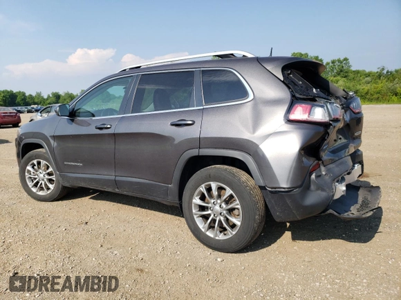 2020 Jeep Cherokee Latitude Plus z VIN 1C4PJMLB0LD619601, wystawiony jako Copart lot #62694815 z przebiegiem 42 385 mil mil oraz Szkoda całkowita • Salvage title. Historia ofert i sprzedaży dostępna na DreamBid. Obrazek 2.