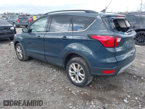 2019 Ford Escape SEL with VIN 1FMCU9HD6KUC44479, listed as a IAAI auction lot 41883497 with 98,789 mi miles. Bid and sale history available at carsss.com. Image 3.