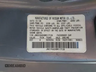 2008 Infiniti G37 Coupe Journey with VIN JNKCV64EX8M117126, listed as a IAAI auction lot 41347242 with 182,059 mi miles. Bid and sale history available at carsss.com. Image 9.