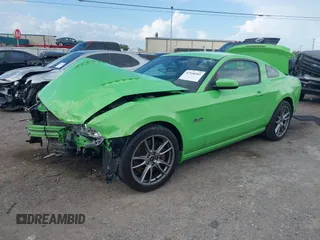 2014 Ford Mustang GT with VIN 1ZVBP8CF5E5308906, listed as a IAAI auction lot 42548581 with 51,075 mi miles and . Bid and sale history available at DreamBid. Image 2.