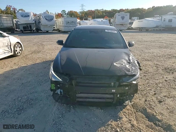 2023 Hyundai Elantra N with VIN KMHLW4AK1PU009940, listed as a Copart auction lot 76798284 with 18,546 mi miles and Salvage Title. Bid and sale history available at carsss.com. Image 11.