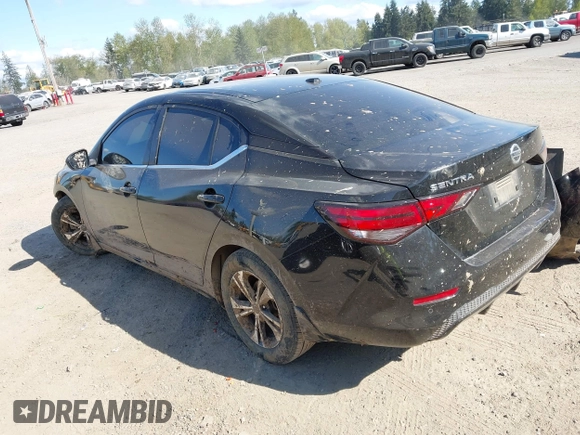 2021 Nissan Sentra SV with VIN 3N1AB8CV7MY223011, listed as a IAAI auction lot 42091408 with 91,079 mi miles and . Bid and sale history available at DreamBid. Image 3.